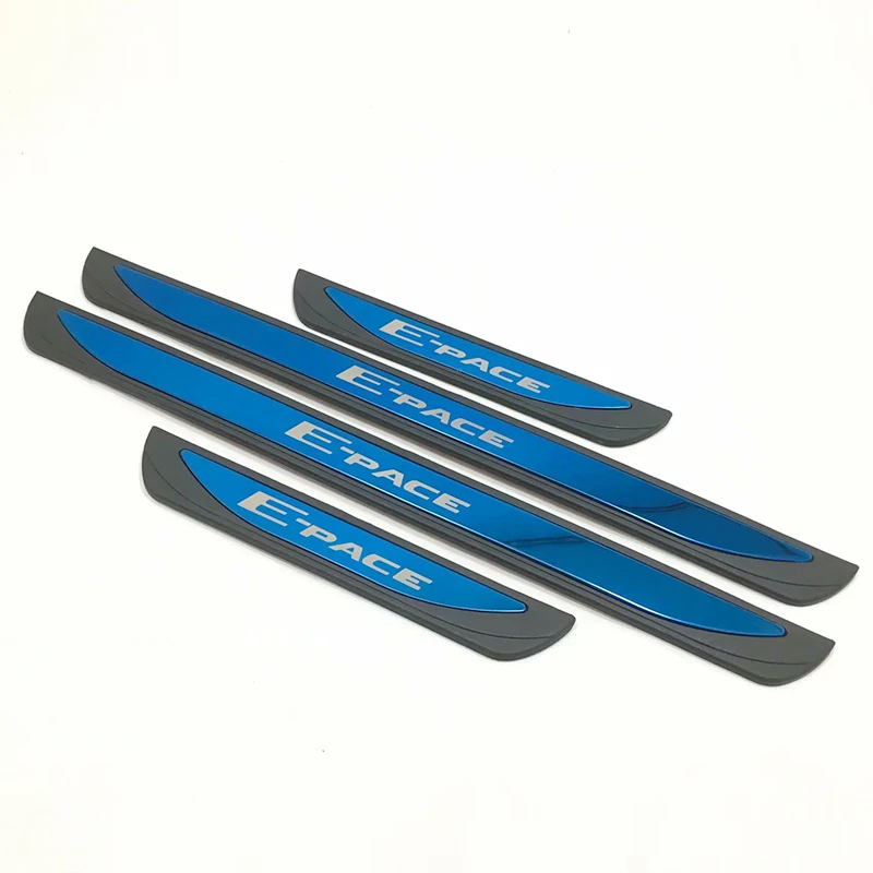 Stainless Steel For Jaguar E-PACE 2017 2018 Door Sill Trim Protectors Guard Cover Car Styling accessories 4pcs | Автомобили и