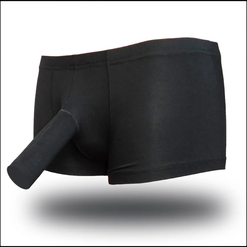 Сексуальное мужское нижнее белье для геев шорты боксеры с рукавом оболочкой