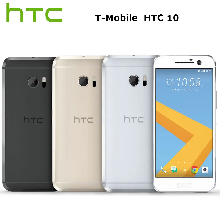 T-Mobile версия htc 10 M10 LTE 5," мобильный телефон 4 ГБ ОЗУ 32 Гб ПЗУ четырехъядерный Snapdragon820 камера 12 МП NFC сканер отпечатков пальцев