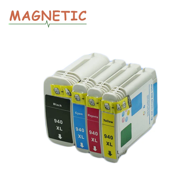 8 шт. Магнитный Совместимый картридж для HP 940 940XL OfficeJet Pro 8000 8500a 8500 940|ink cartridge|compatible ink