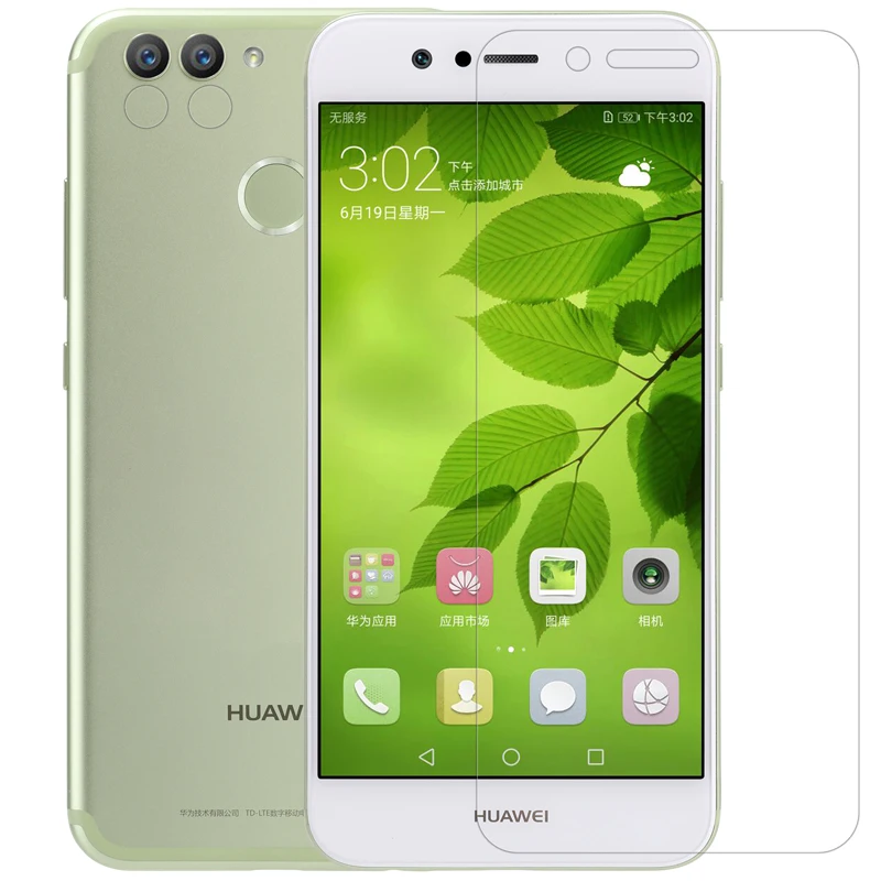 Оригинальный NILLKIN для huawei nova 2 плюс Super Clear Anti fingerprint пленка экран защитную пленку