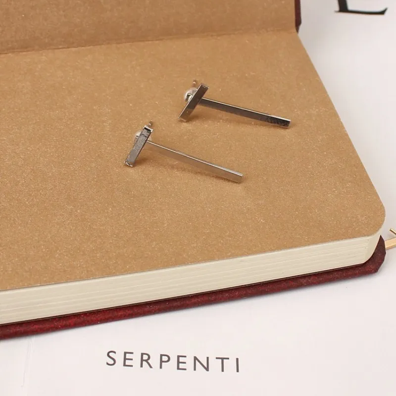 

2020 T Letter Geometric Metal Stick Earrings for Women Simple Statement Punk Earring Gold Color Female Fashion Stud Jewelry Gift