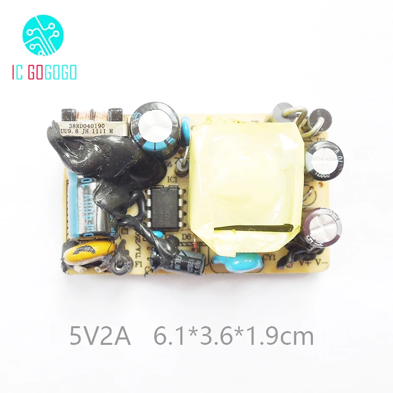 2000MA AC-DC 5V 2A переключение Питание несмонтированная плата зарядного устройства постоянного тока Напряжение регулятор переключатель Мощность модуль с защита IC 100-240V SMPS