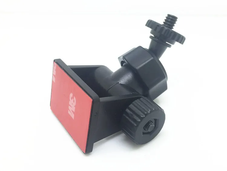 Автомобильный держатель для камеры Moun DVR DV gps Автомобильный видеорегистратор Мини Автомобильный держатель Автомобильный Стайлинг клейкий держатель штатива - Название цвета: Черный
