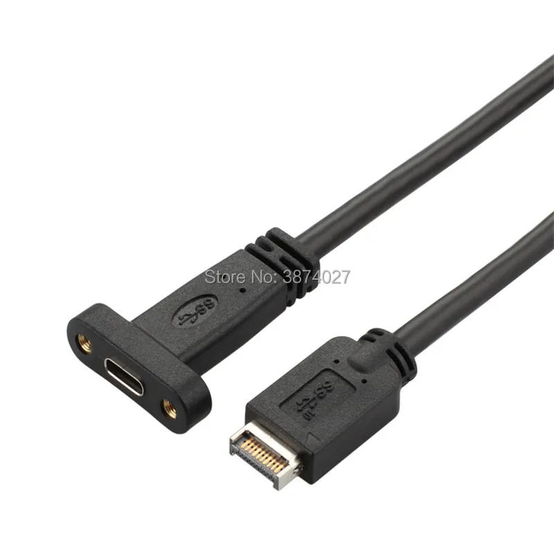 USB3.1 USB 3 1 удлинитель передней панели type-e Type E для USB-C Type-C с винт крепления |