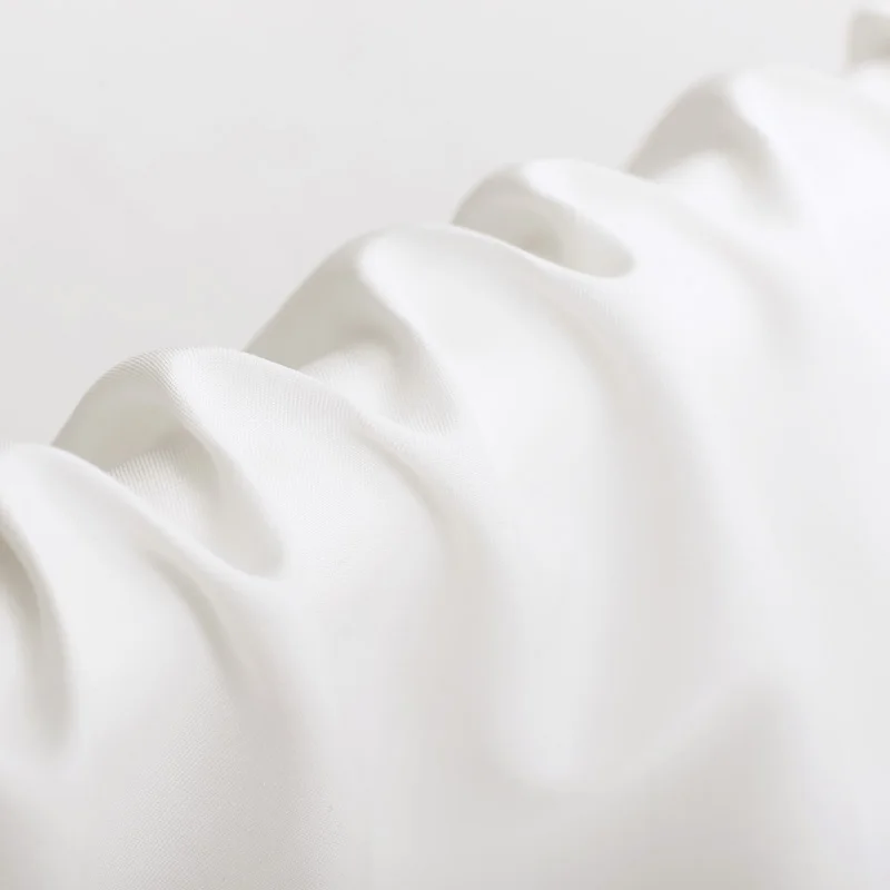 Белая модная Высококачественная мерсеризованная льняная ткань для платья