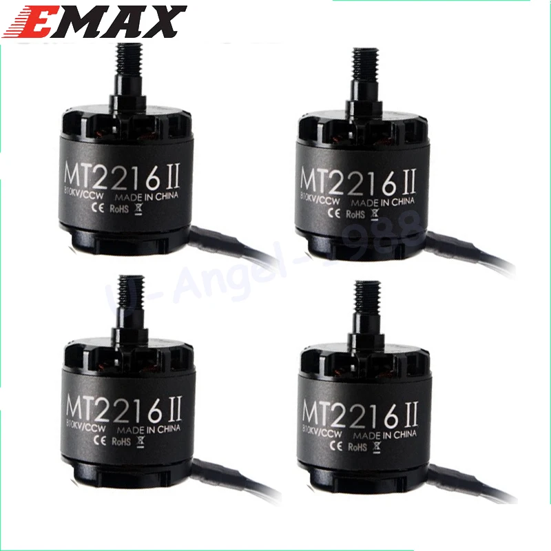 4 компл./лот оригинальный Emax MT2216 II 810KV CW CCW бесщеточный двигатель + 8 шт 1045