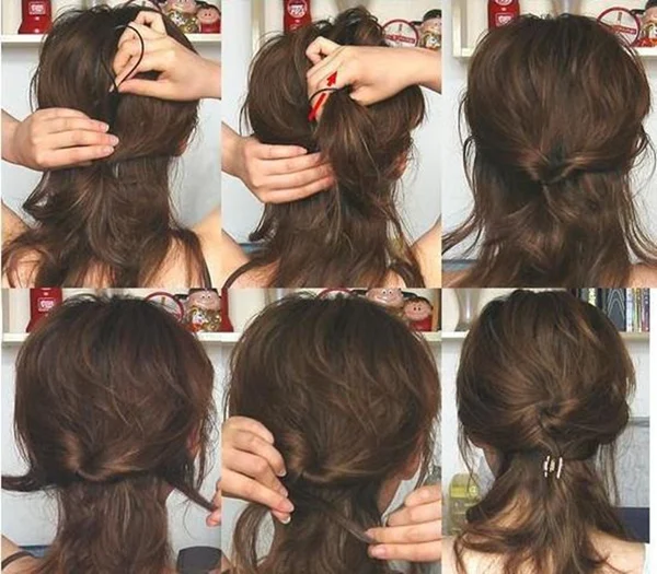 Женский хвостик, инструмент для укладки, заколка, аксессуары для волос, галстуки для волос для девочек, стильный инструмент для волос, повязка на голову, Женская пластиковая петля