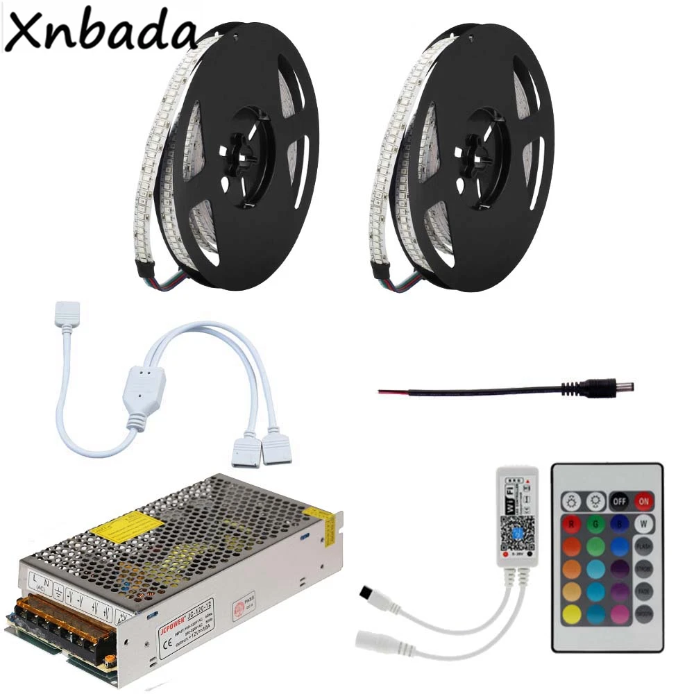 DC12V 2835SMD 234 светодиодов/m RGB Гибкая светодиодная лента с 24 клавишами РЧ пульт