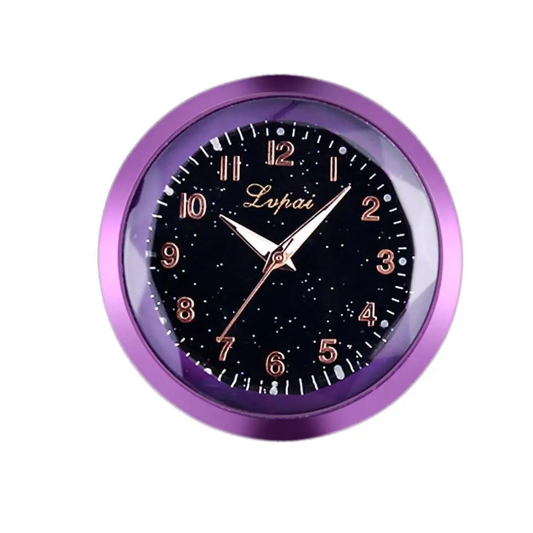Car Decoration Electronic Meter Clock Timepiece Auto Interior Ornament Automobiles Sticker Watch In Accessories | Автомобили и