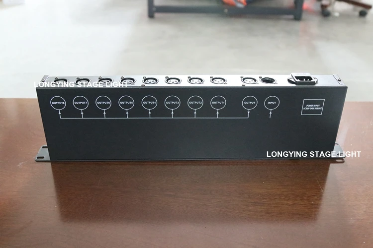 Бесплатная доставка 8 скоростной усилитель сигнала Dmx драйвер сплиттер DMX