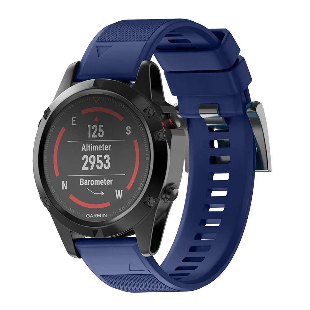Спортивный ремешок для Garmin Fenix 5/5X/Φ часов быстросъемный простой в использовании