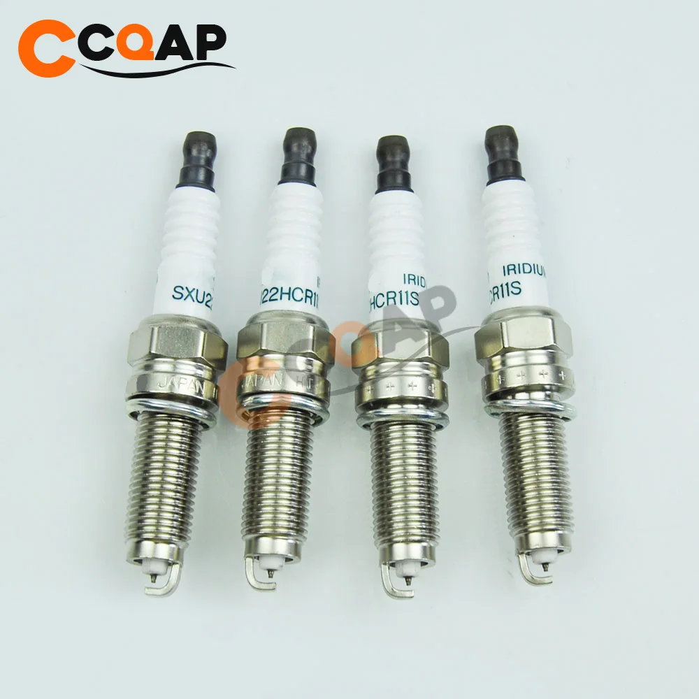 4x 12290-R40-A02 SXU22HCR11S иридиевая Свеча зажигания для Honda Accord Civic Acura ILX MDX RL 12290-R40-A01 12290R40A02