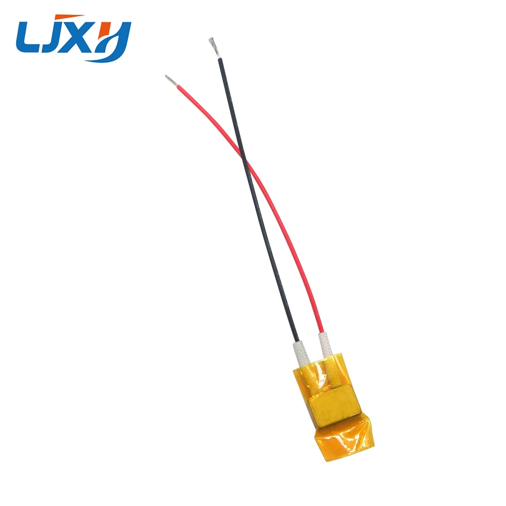 LJXH 2PCS PTC Нагревательный элемент низкая Напряжение 5V 8x12x3. 0-3,5mm 50/70/180 градусов термостат нагревательная плита теплоизоляционная пленка для стекла в виде ракушки
