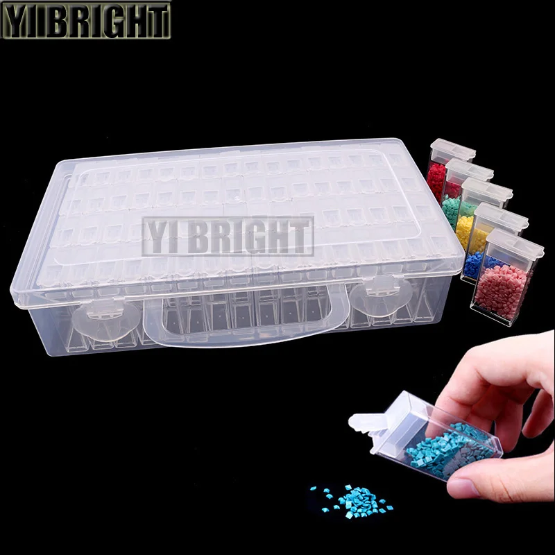 Новый инструмент для алмазной вышивки! Прозрачная пластиковая коробка хранения