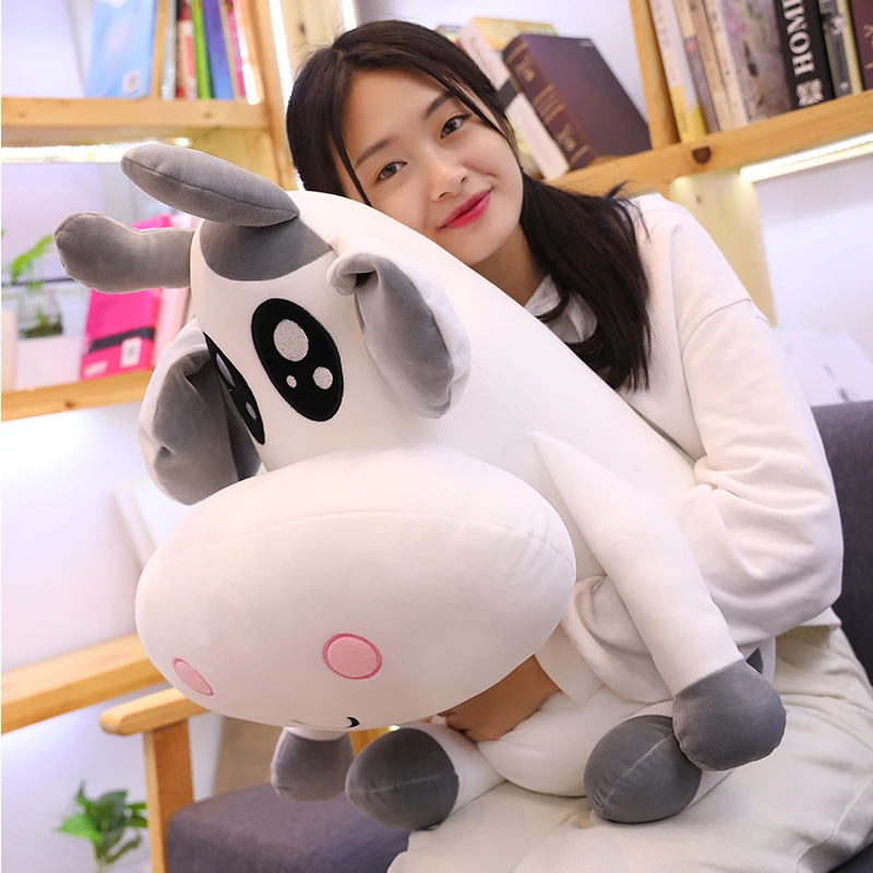 30-95 см Kawaii животные игрушки детские молочная корова милые Мультяшные набитые