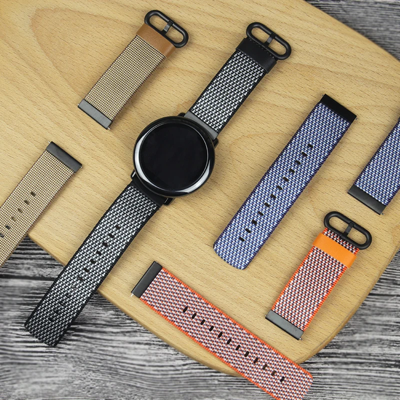 20 мм 22 мм ремешок для часов Huami Amazfit Pace Stratos Bip браслет для huawei Watch GT Honor Magic Dream Band samsung gear S3