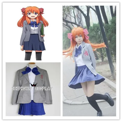 Ежемесячный костюм для косплея Nozaki kun Chiyo Sakura девочек |