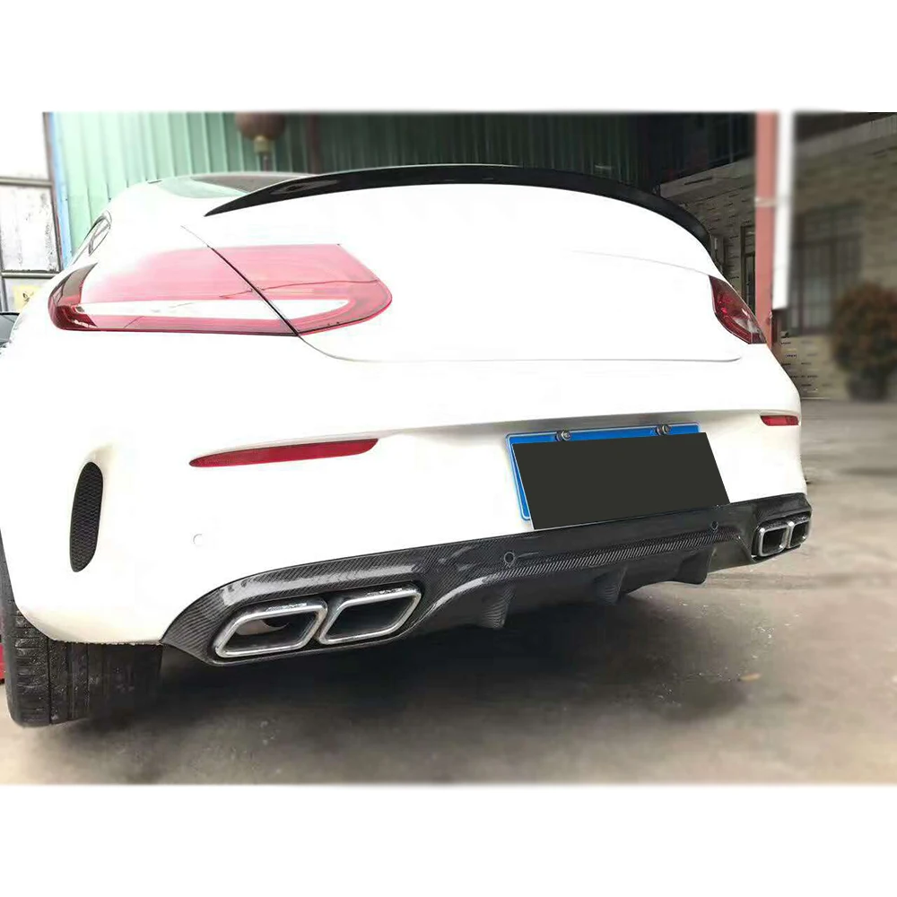 Спойлер заднего крыла из углеродного волокна для mecherdes Benz W205 C205 C180 C200 C250 C300 C350 C63 AMG