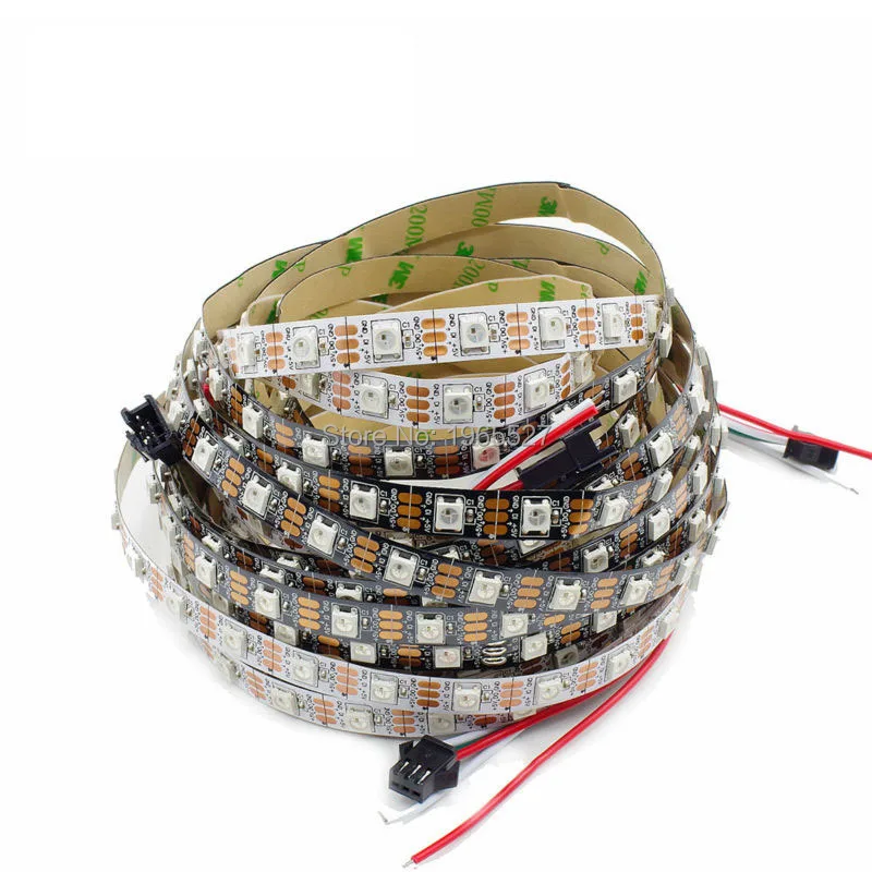 DC5V WS2812B Светодиодные ленты WS2812 цифровой RGB пикселей Дисплей DIY WS2811 Рождество ТВ