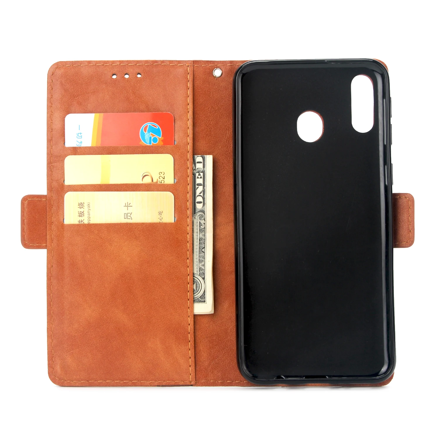 For Samsung galaxy m30 case luxury splice wallet m20 m10 Business Color matching pu ard slot stander | Мобильные телефоны и