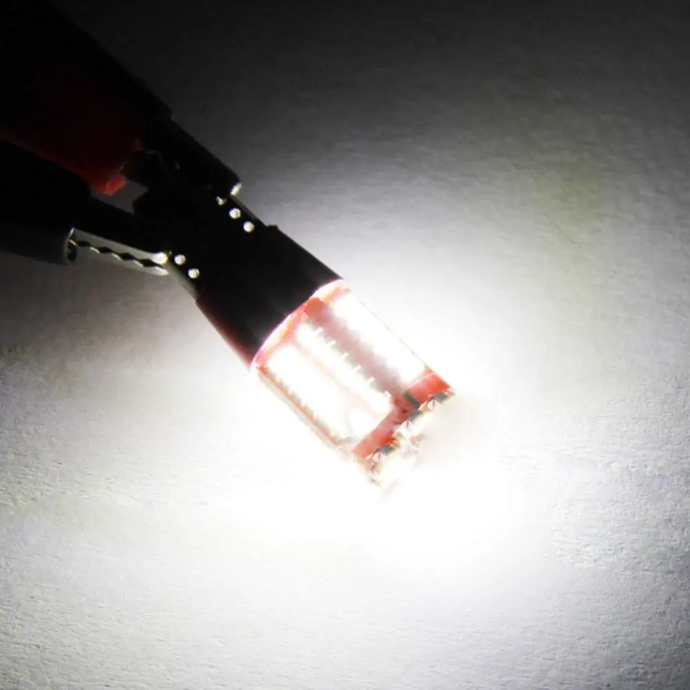 

4pcs 6000K Canbus T10 57-SMD 3014 White LED for W5W 194 168 2825 Car Side Wedge Light Automotive Light Bulbs Replacement Parts