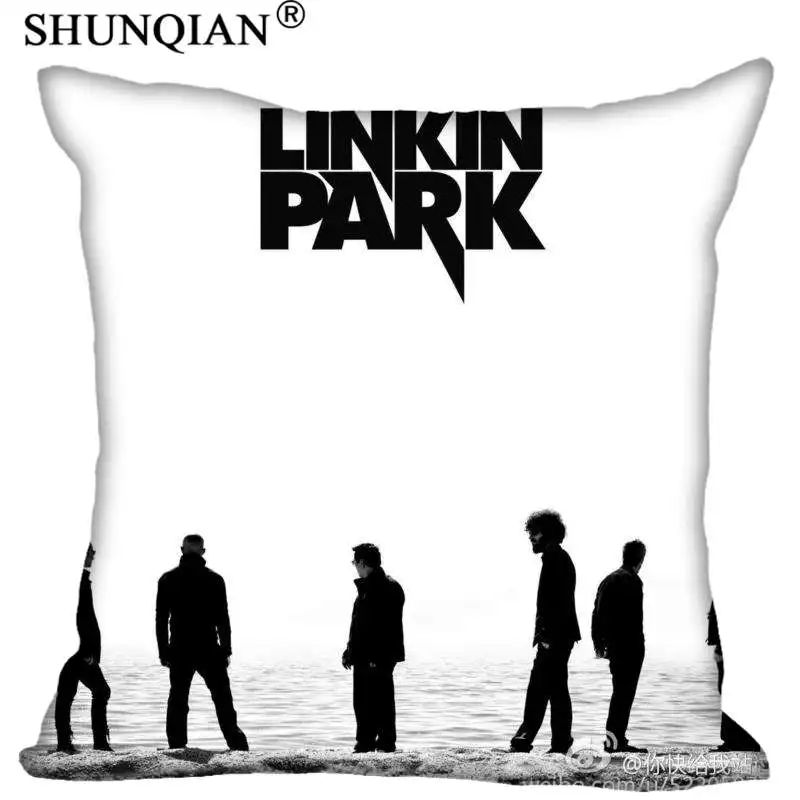 Высококачественная наволочка в стиле Linkin Park, квадратная Наволочка на молнии, индивидуальный подарок 40x40 см - Цвет: Pillowcase