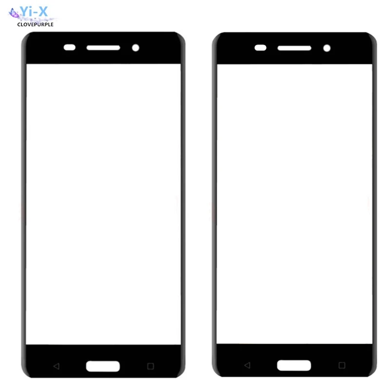 Новая сенсорная панель экрана для Nokia 6 six N6 передняя внешняя стеклянная верхняя