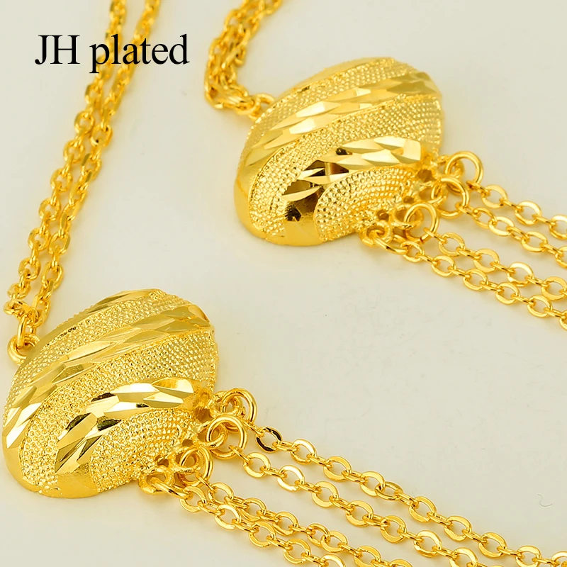 JHplated набор ювелирных изделий кисточки африканские Ювелирные наборы Дубай