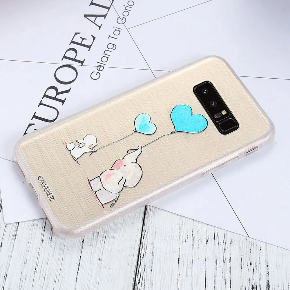 CASEIER 3D чехол для телефона с кошкой Samsung S8 мягкие силиконовые чехлы из ТПУ S6 S7 Edge Plus
