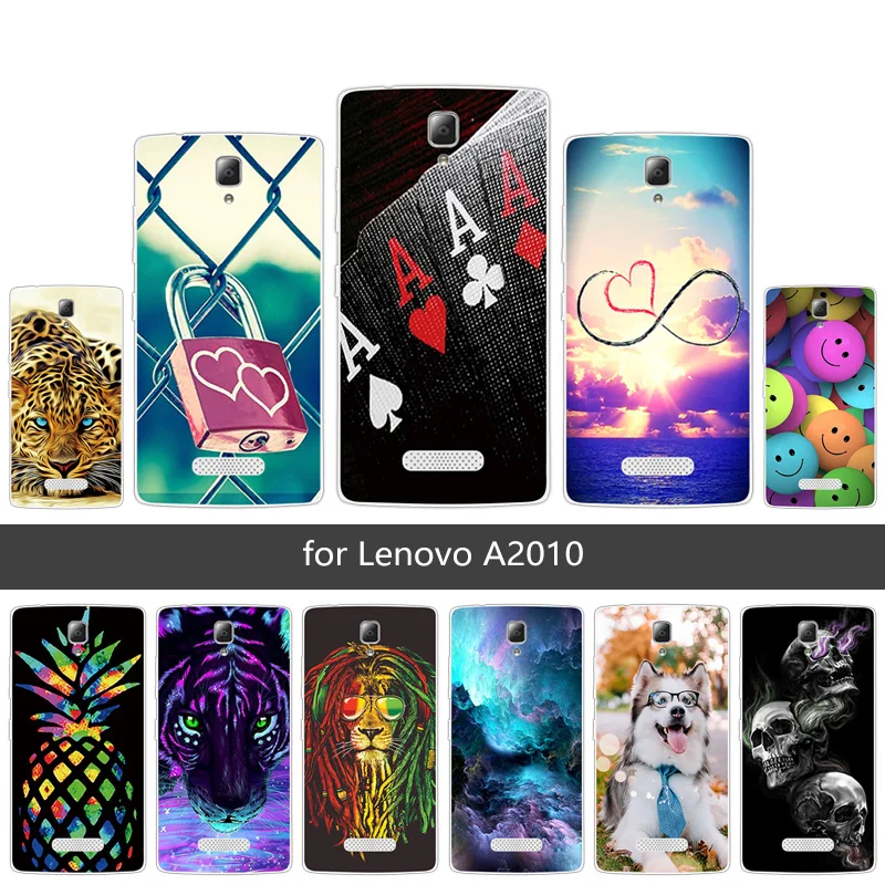 Чехол для телефона Lenovo A2010-a/A 2010 силиконовый мягкий ТПУ чехол с рисунком