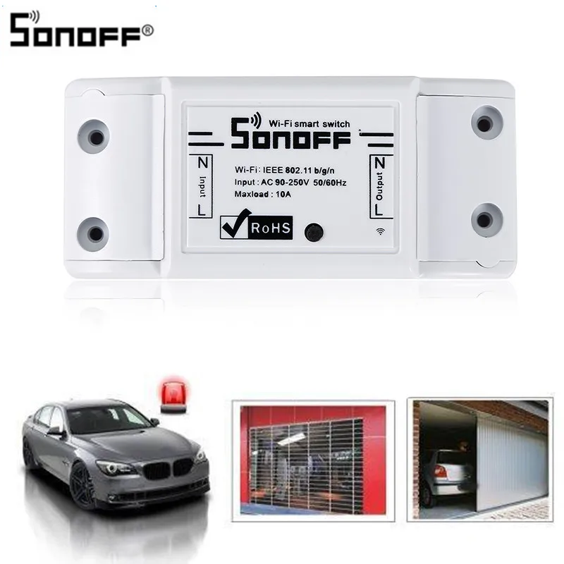 Sonoff Smart Wifi Switch DIY Wireless Remote Domotica Light Home Controller Work with Alexa | Электроника