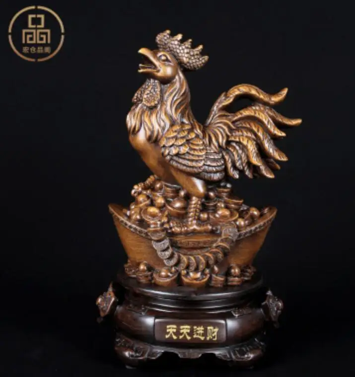 Rat ox tiger rabbit Dragon snake horse sheep monkey Chicken dog pig home TV wine cabinet ornaments birthday statue sculpture | Дом и сад