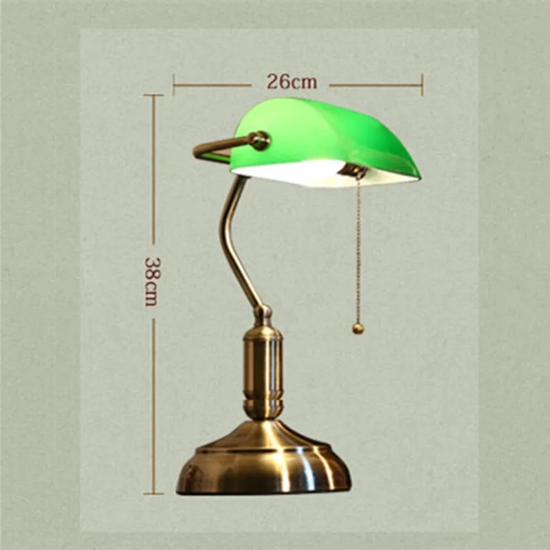 Настольные лампы со стеклянным абажуром регулируемый зажим светильники