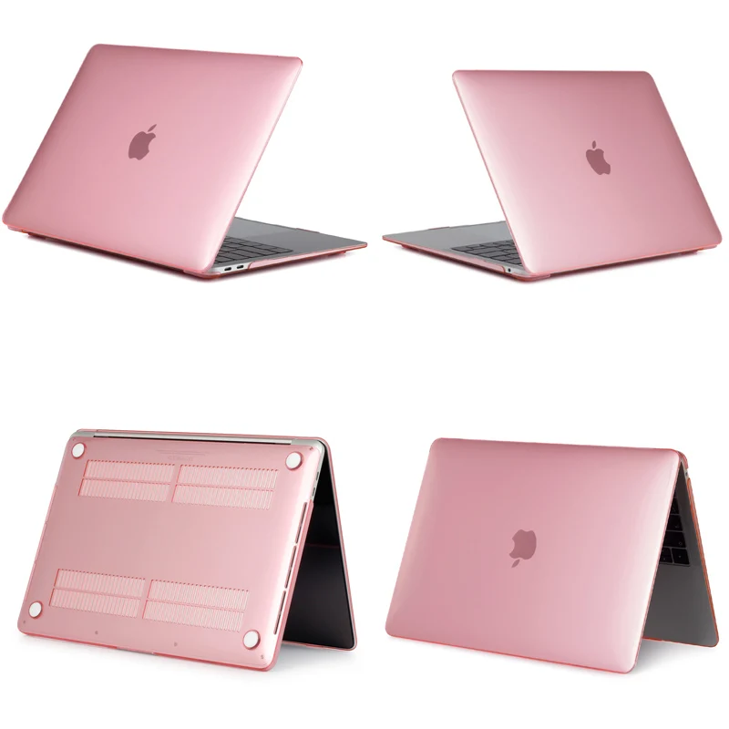 Матовый \ Кристальный чехол для Apple Macbook Air Pro retina 11 12 13 15 дюймов сумка для ноутбука, для нового Mac book Air Pro 13,3 чехол A1932