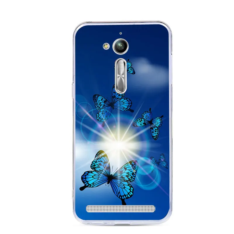Lamo чехол, мягкий ТПУ чехол для телефона для ASUS ZB500KL X00AD Zenfone Go ZB500 ZB 500 KL 500KL ZB500KG, задняя крышка с изображением животных и фруктов, чехол s