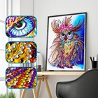 Алмазная живопись особой формы животное сова Сделай Сам 5D алмазная живопись вышивка круглая живопись наборы для вышивки крестиком 2019 домашний декор