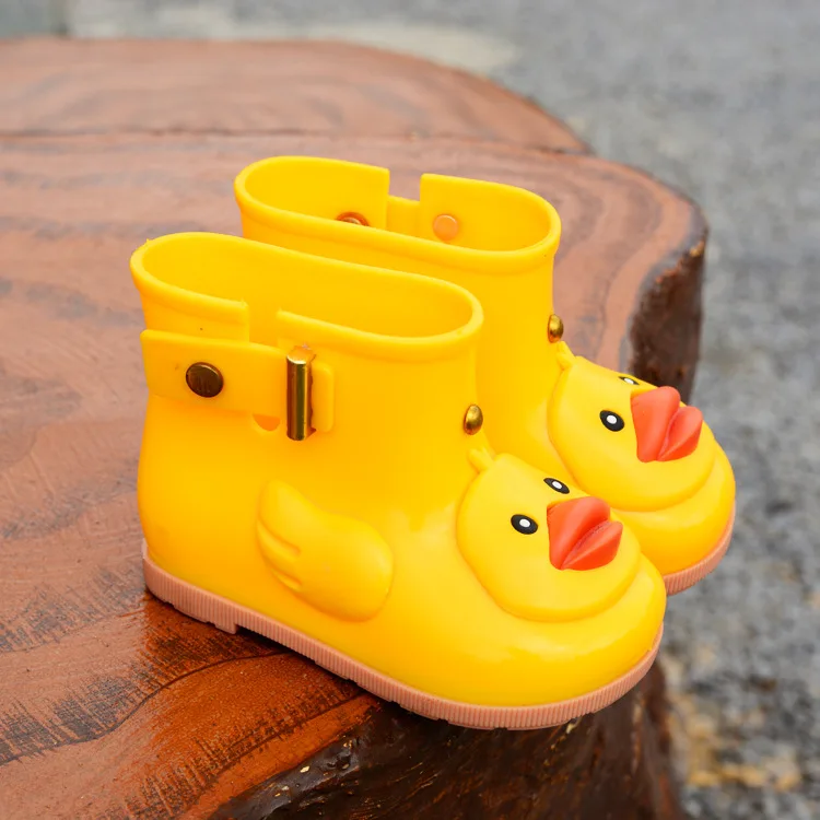 Melissa Cute Ducl Girl Rain Boots 2019 New Girls Water Shoes Baby Sandals Waterproof Toddler | Детская одежда и обувь