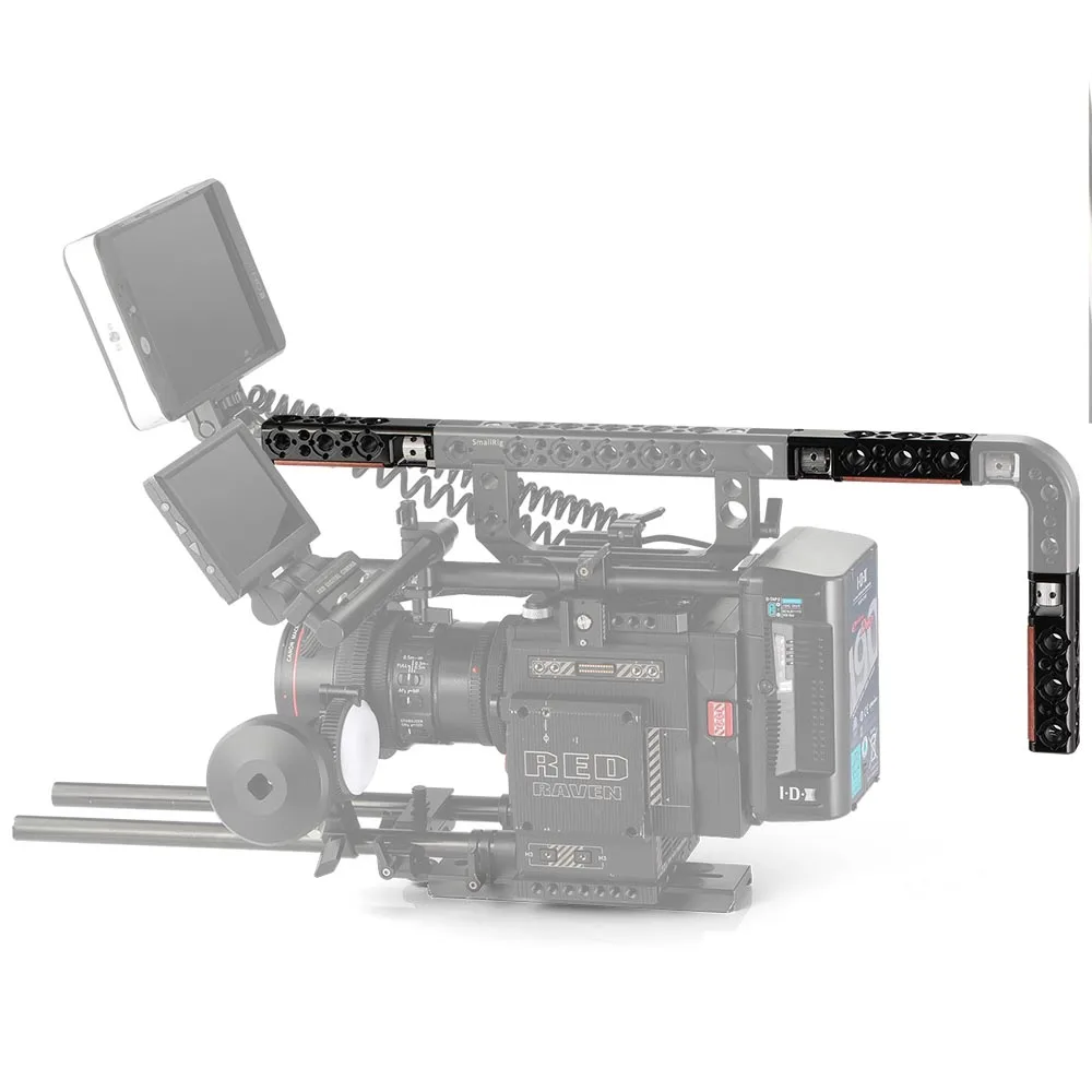 SmallRig верхняя ручка прямой удлинитель с ARRI определение местоположения отверстие/Встроенный дерево для расширения DSLR камеры клетка Верхняя ручка-HTR2297