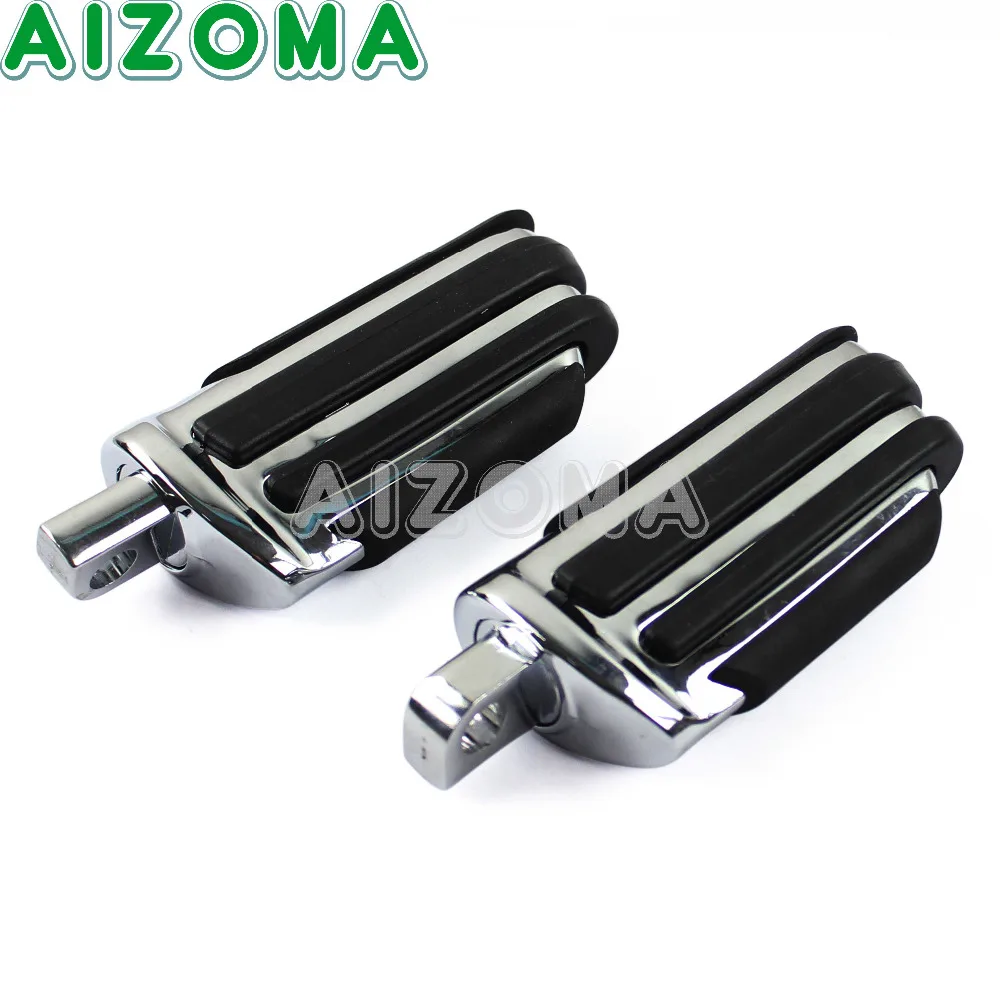 

2x Motorcycle Male Mount Highway Footpeg Passenger Foot Pegs Rests For Harley Dyna Touring Road King FLHT FLHR FLHX 1999-2018