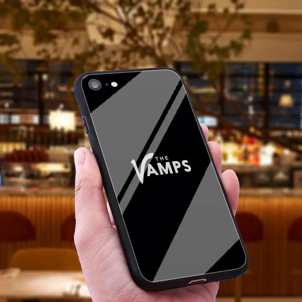WEBBEDEPP Vamps полосы чехол из закаленного стекла для телефона Apple iPhone Xr Xs Max X или 10 8 7 6 6S