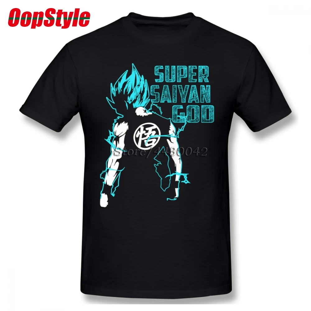 Мужская хлопковая футболка Super Saiya Son Goku Dragon Ball Z больших размеров 4XL 5XL 6XL Camiseta |
