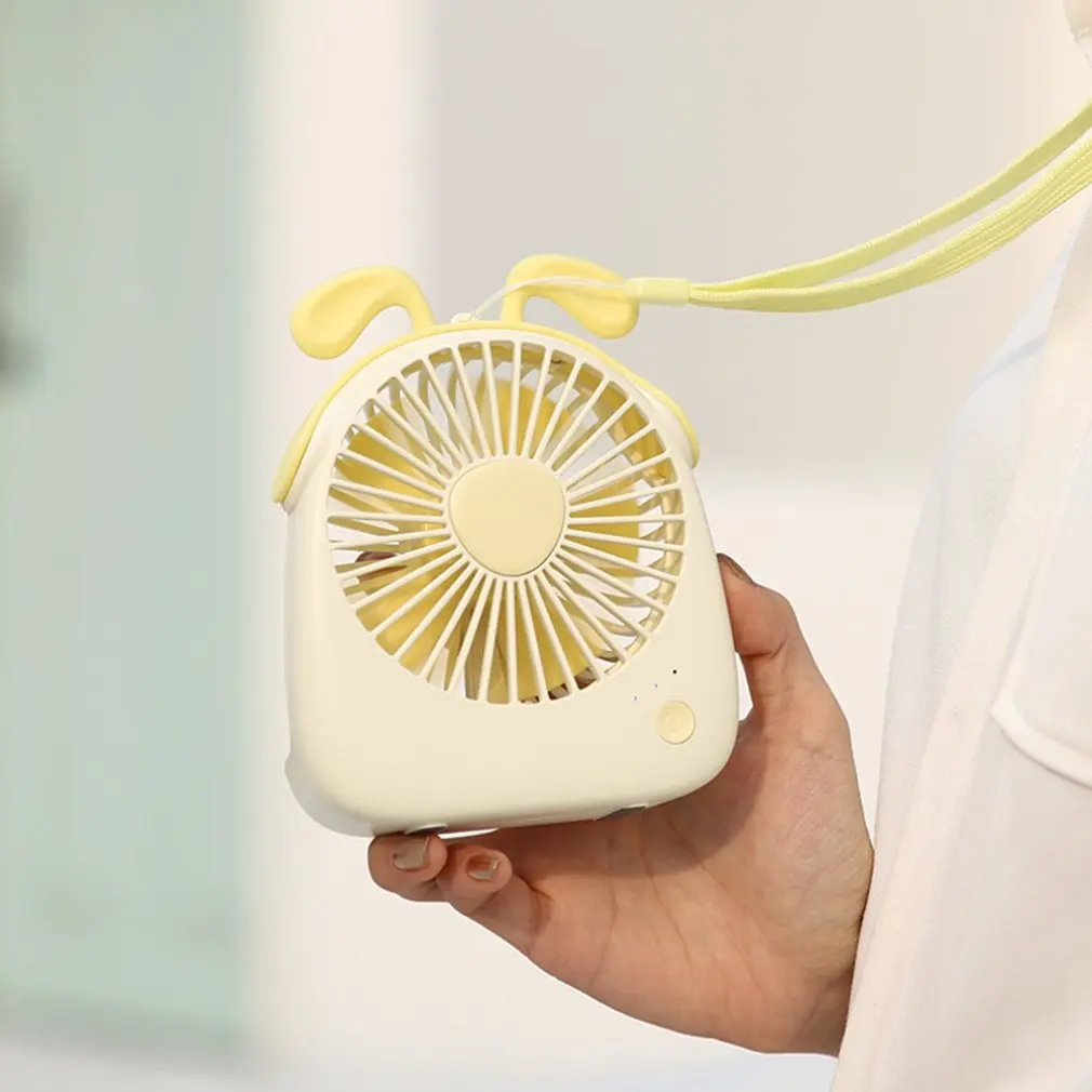 Usb Rechargeable Low Noise Mini Fan Summer Desktop Electric Cute Animal Figure Handheld | Бытовая техника