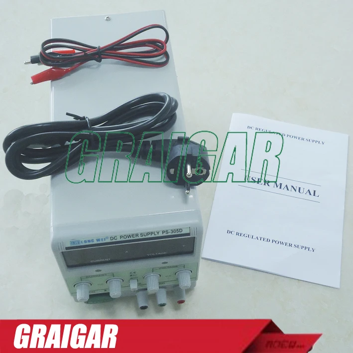 Регулируемый источник питания постоянного тока с цифровым дисплеем для