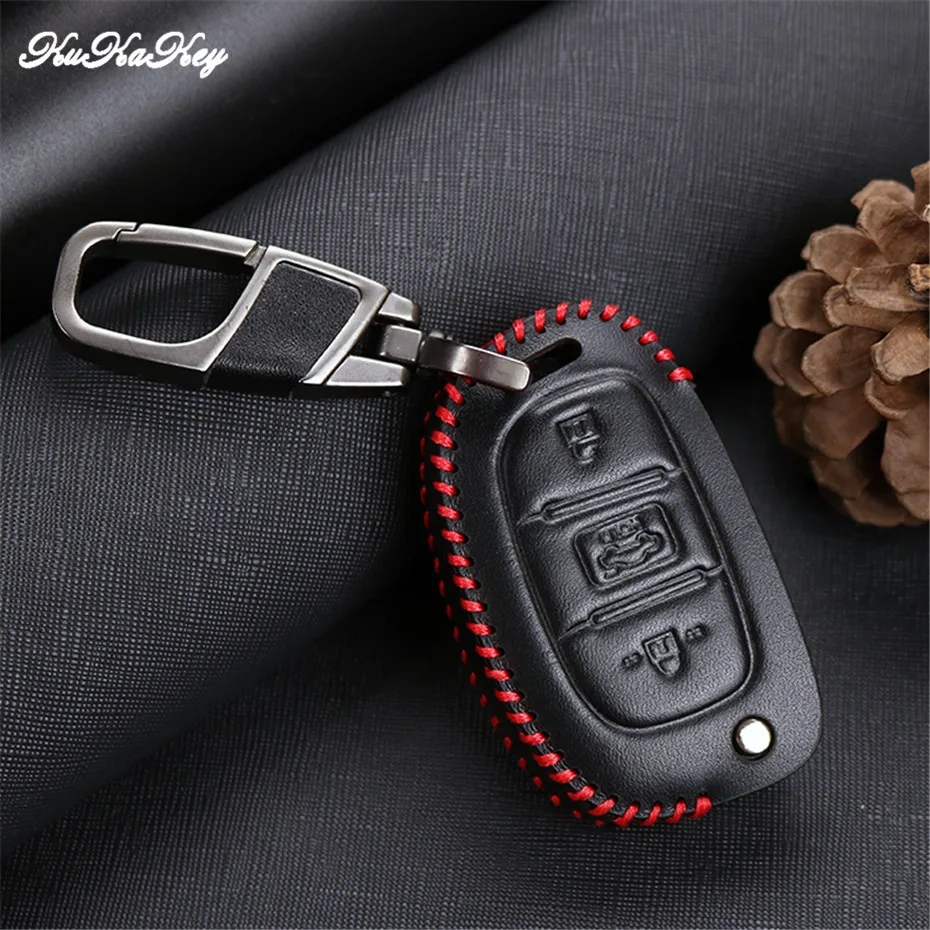 Чехол для автомобильного ключа Hyundai Solaris I30 IX35 Tucson акцент Гетц Elantra Sonata Mistra Santa fe
