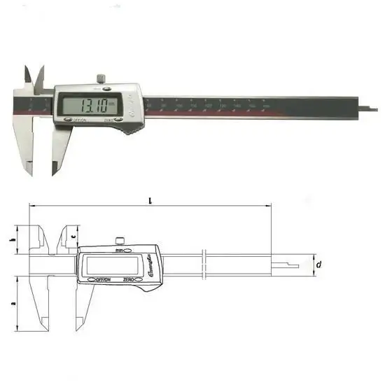 Цифровой штангенциркуль Guanglu 111N 101V 10 6 дюймов (0 150 мм) 3 в|caliper|caliper digitalcaliper guanglu |