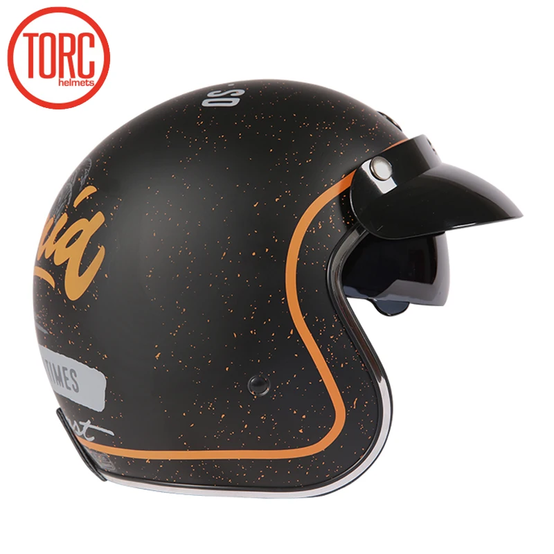 Torc 3/4 с открытым лицом винтажный СКОТТЕР jet moto rcycle шлем moto cross capacete мотошлем Ретро casque casco para moto cross vespa - Цвет: 5