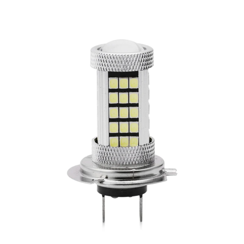 DC 12V H7 2835 63 светодиодный 6000 К автомобиля проектор противотуманная фара светильник