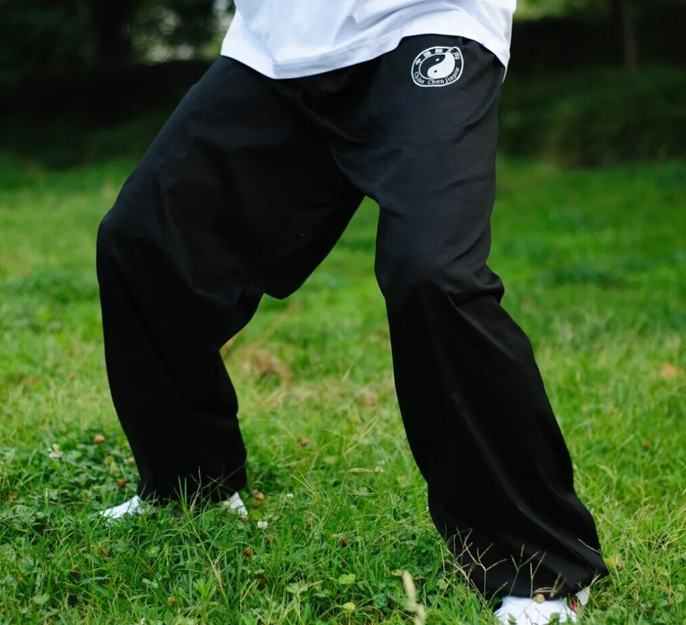 Хлопковые Штаны taichi taiji унисекс высокого качества брюки для боевых искусств кунг
