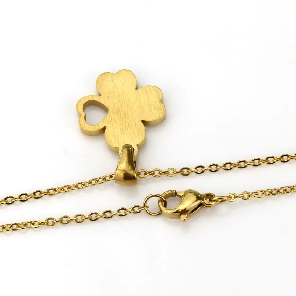 LINDA FOLHEADOS уникальное ювелирное изделие в форме четырехлистного клевера золотая